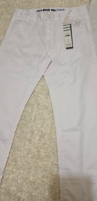 Pantalón Blanco Boboli Talla 12 (152cm) Nuevo