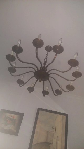 Lámpara de comedor 12 brazos