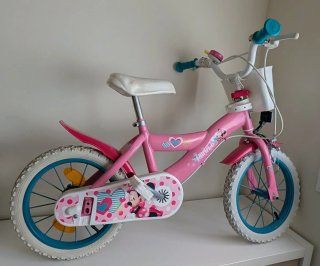 Bicicleta Infantil Minnie Rosa