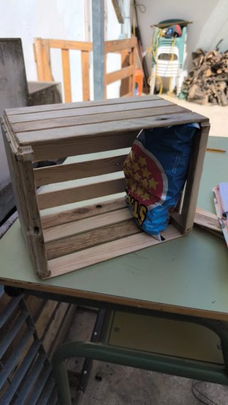 Caja Madera Artesanal Multiusos 32x23,5x19cm