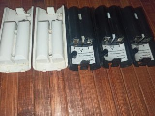 Lote de baterías recargables para mandos de Wii