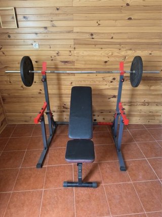 Banco y Rack Musculación