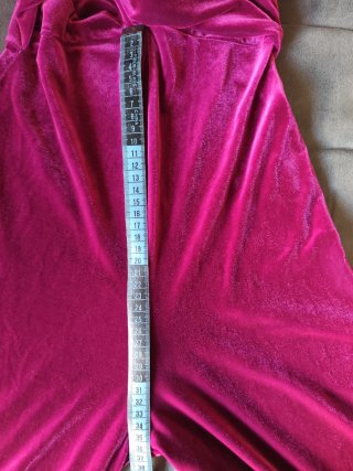 Mono Palazzo Terciopelo Bershka Fucsia Talla XS