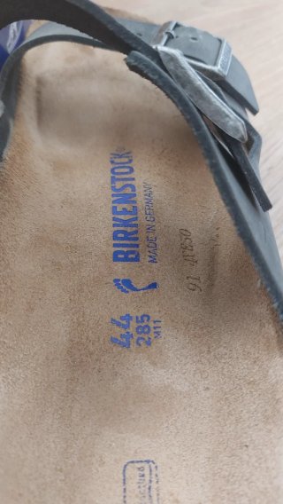 Birkenstock Arizona cuero negro talla 44