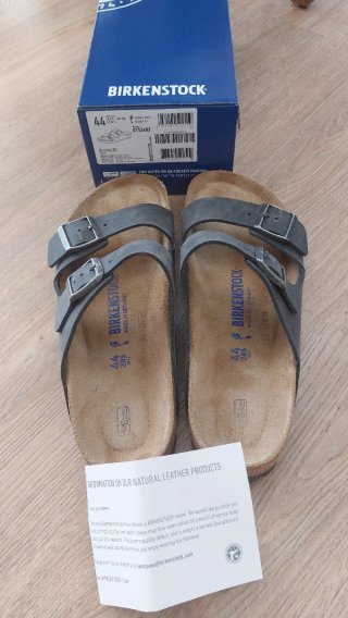 Birkenstock Arizona cuero negro talla 44