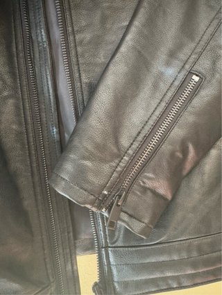 Chaqueta efecto napa Mango Negra