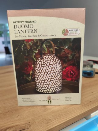 Lámpara Decorativa Metálica