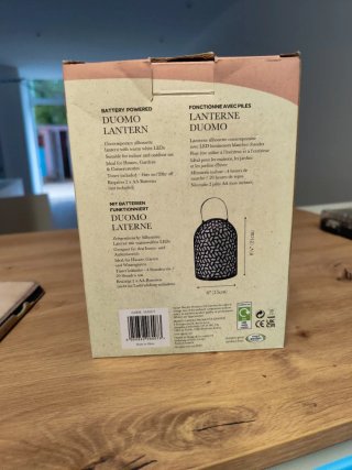 Lámpara Decorativa Metálica