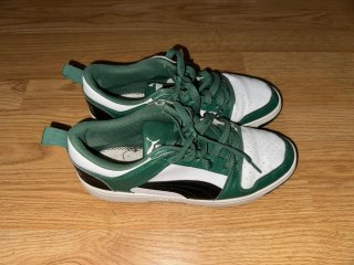 Zapatillas Puma Rebound V6 Low Verde/Blanco