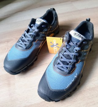 Zapatillas Trail Running Oriocx Azul/Naranja