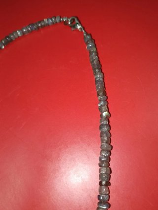 Collar gargantilla de piedras naturales,madreperla