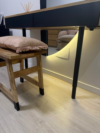 Tocador melisa moderno con espejo y luz LED
