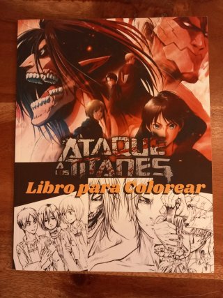 Libro para Colorear Ataque a Los Titanes : 30 D...