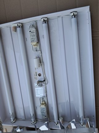 2 Luminarias Techo 60x60 4 Fluorescentes