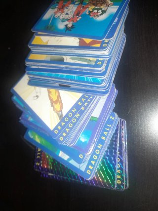 Lote 107 Cartas Dragon Ball Serie Azul