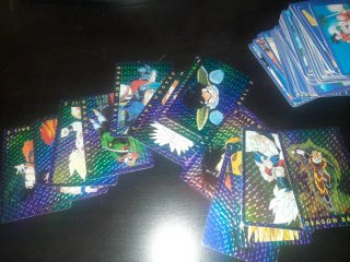 Lote 107 Cartas Dragon Ball Serie Azul