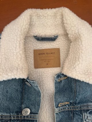 Chaqueta vaquera C&A borreguillo
