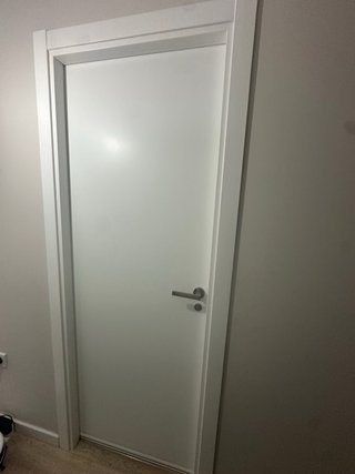 Puerta blanca lacada 72x203 baño nueva