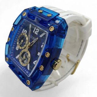 RELOJ PULSERA GUES GW0499G6 COLOR BLANCO Y AZUL