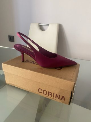 Elegante zapato destalonado buganvilla talla 36