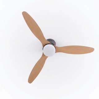VENTILADOR TECHO 132CM MOTOR DC JOCCA NEGRO-MADERA