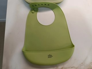 Vajilla Bebé Silicona Interbaby verde
