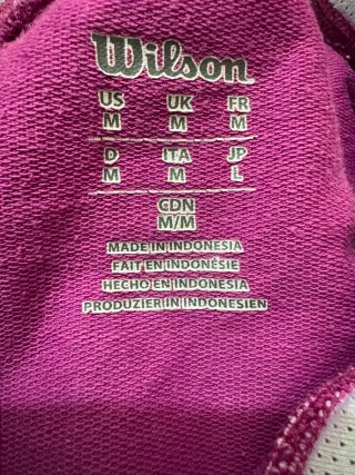 Sudadera Wilson rosa con capucha Talla M