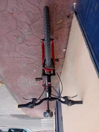 Bicicleta Montaña 26 Roja y Negra