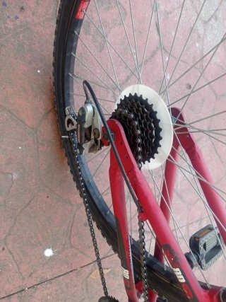 Bicicleta Montaña 26 Roja y Negra
