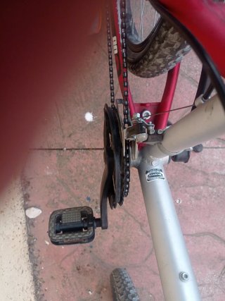 Bicicleta Montaña 26 Roja y Negra