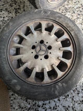 2 Llantas Mercedes Benz 225/55R16 E220. Dunlop