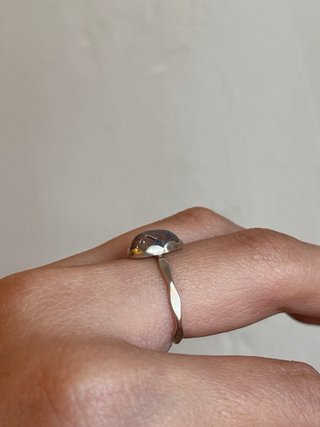 Anillo de opalo de fuego mexicano