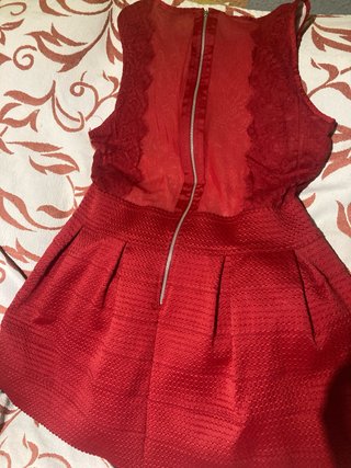 Vestido de fiesta rojo