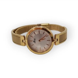 RELOJ PULSERA LOTUS 18599 ESFERA BLANCA/ CORREA DORADA