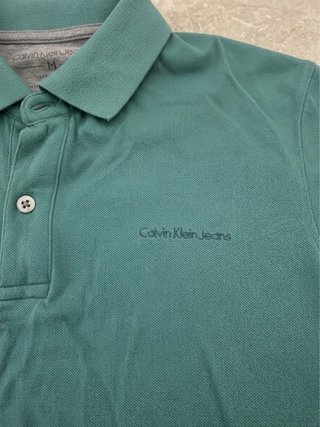 Polo Calvin Klein Jeans Verde Talla M