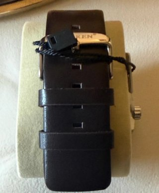 Reloj XXL Curren Acero y Piel Esfera Azul