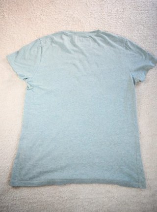 Superdry Camiseta Azul Claro Vintage Talla M