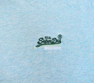 Superdry Camiseta Azul Claro Vintage Talla M
