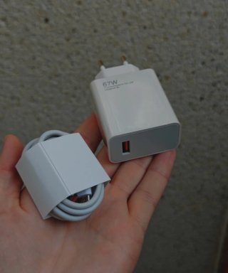 Cargador Xiaomi 67W + Cable USB-C