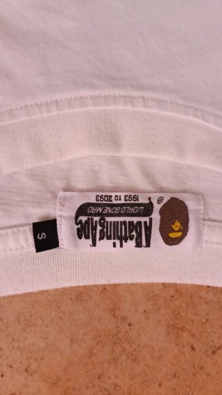Camiseta BAPE Talla Única Blanca