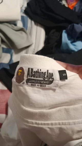 Camiseta BAPE Talla Única Blanca