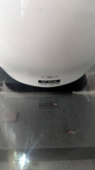 Casco HJC V10 Blanco T. S
