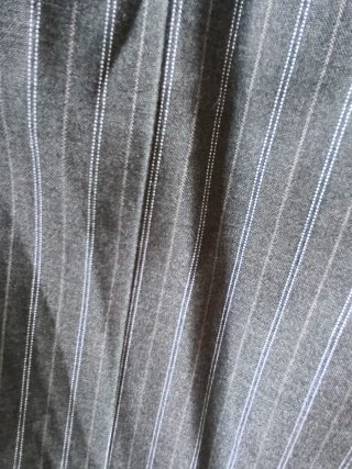Pantalón vestir rayas negro Talla L