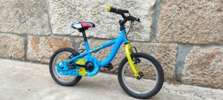 Bici B-PRO 14 pulgadas azul niño niña