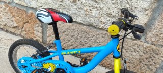 Bici B-PRO 14 pulgadas azul niño niña