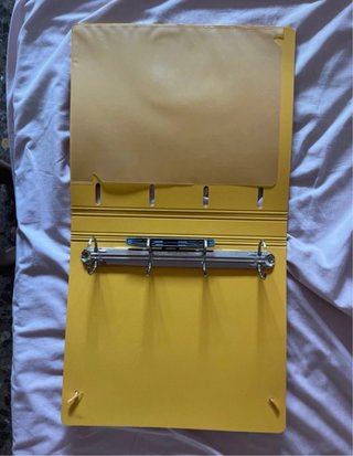 Carpeta mostaza Oxford