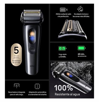 NUEVO Braun NEVO Afeitadora Eléctrica NEVO15115C