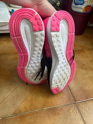 Zapatillas deportivas mujer negro y rosa