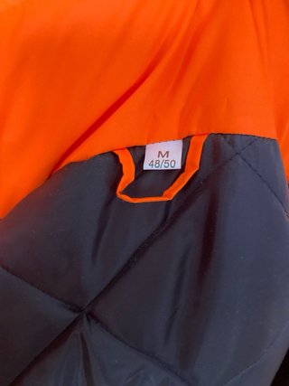 Chaqueta de trabajo reflectante naranja