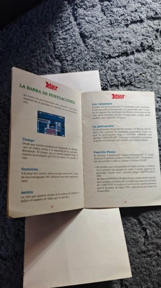 Manual Asterix SNSP-XE-ESP PAL Version